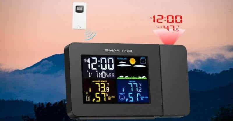 smartro digital projection alarm clocks